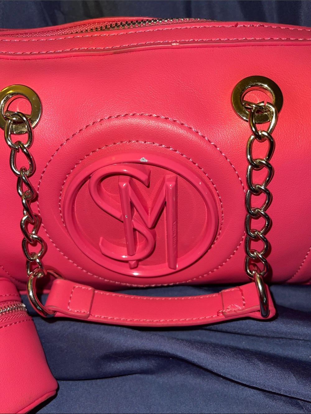 Steve Madden Bnyra in Flash Pink with Silver Hardware Crossbody Bag - Picture 4 of 9
